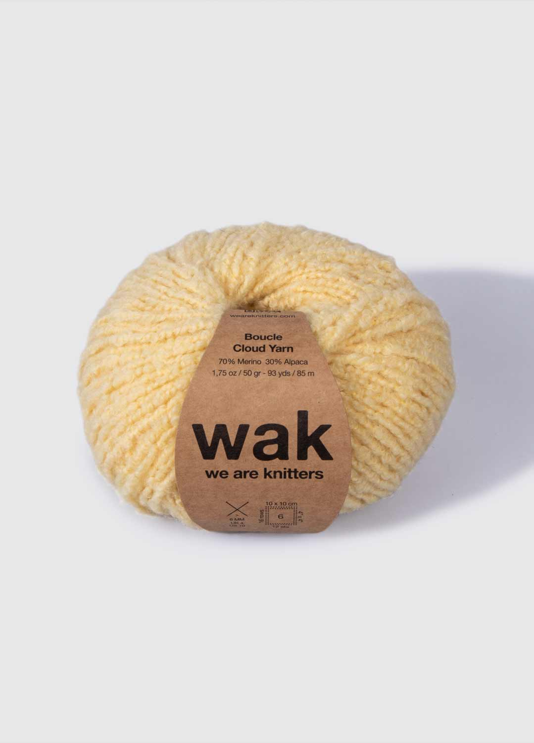 The Boucle Cloud Yarn Gen Z Yellow