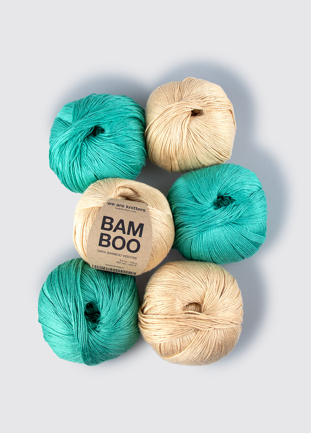 5 Pack of Bamboo Yarn Balls