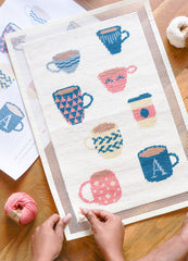 Coffee Cup Petit Point Kit